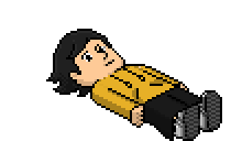 Lying down