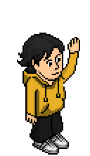 Waving, animated